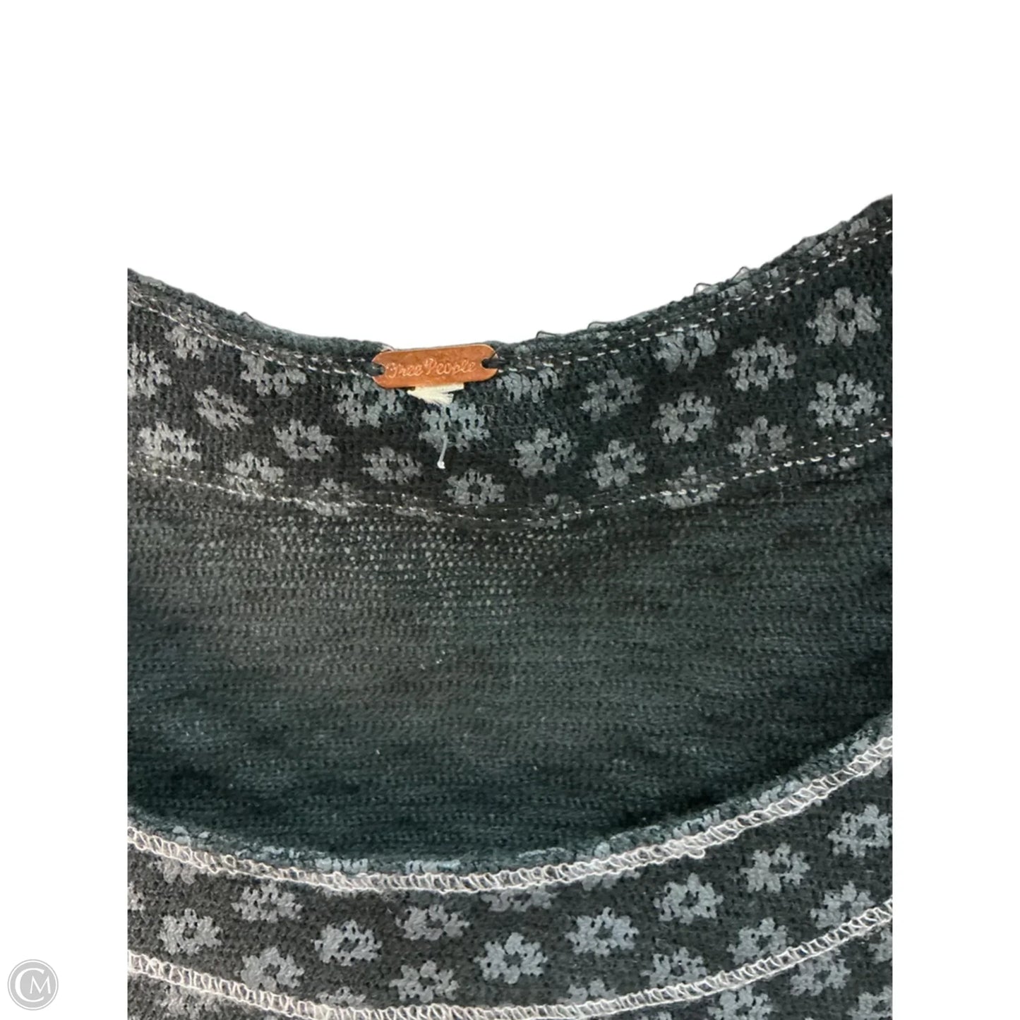 Top Short Sleeve By Free People In Black, Size: M