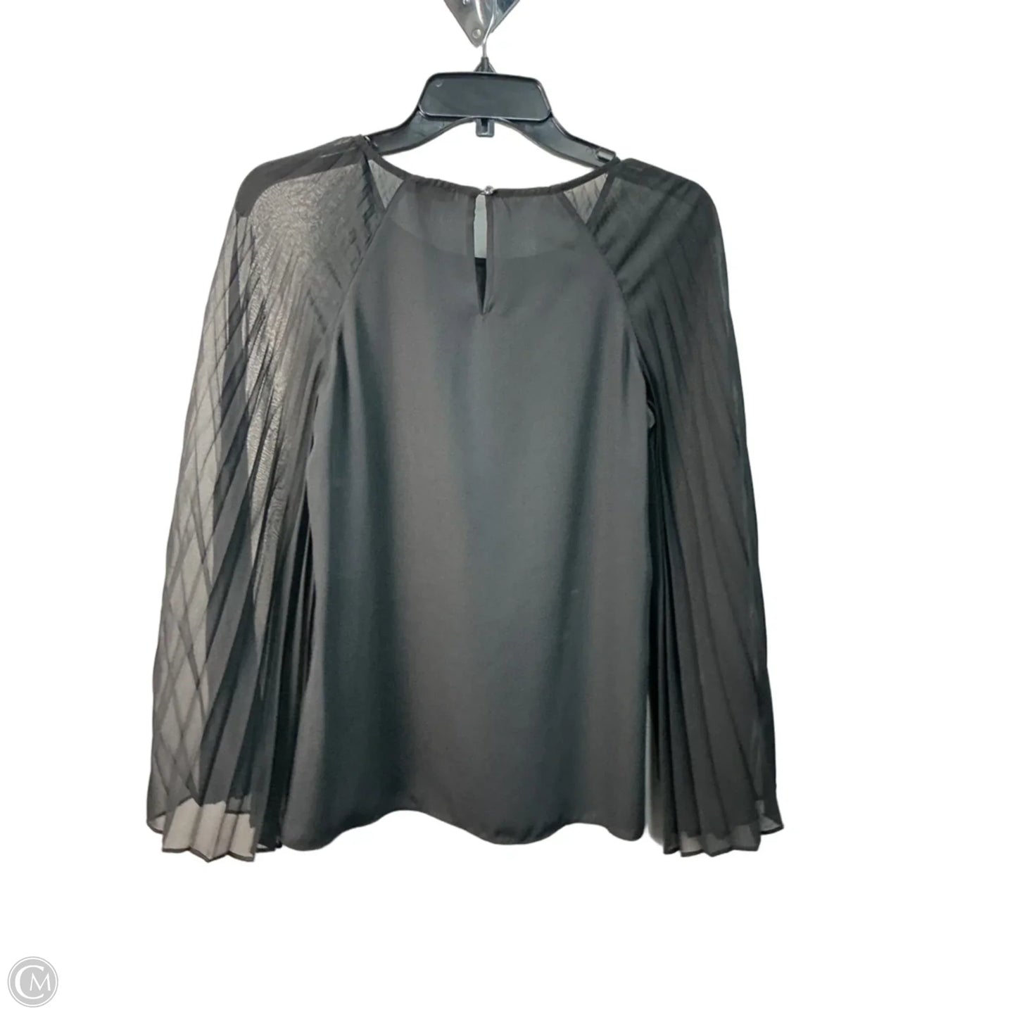 Top Long Sleeve Designer By Halston In Black, Size: Xs