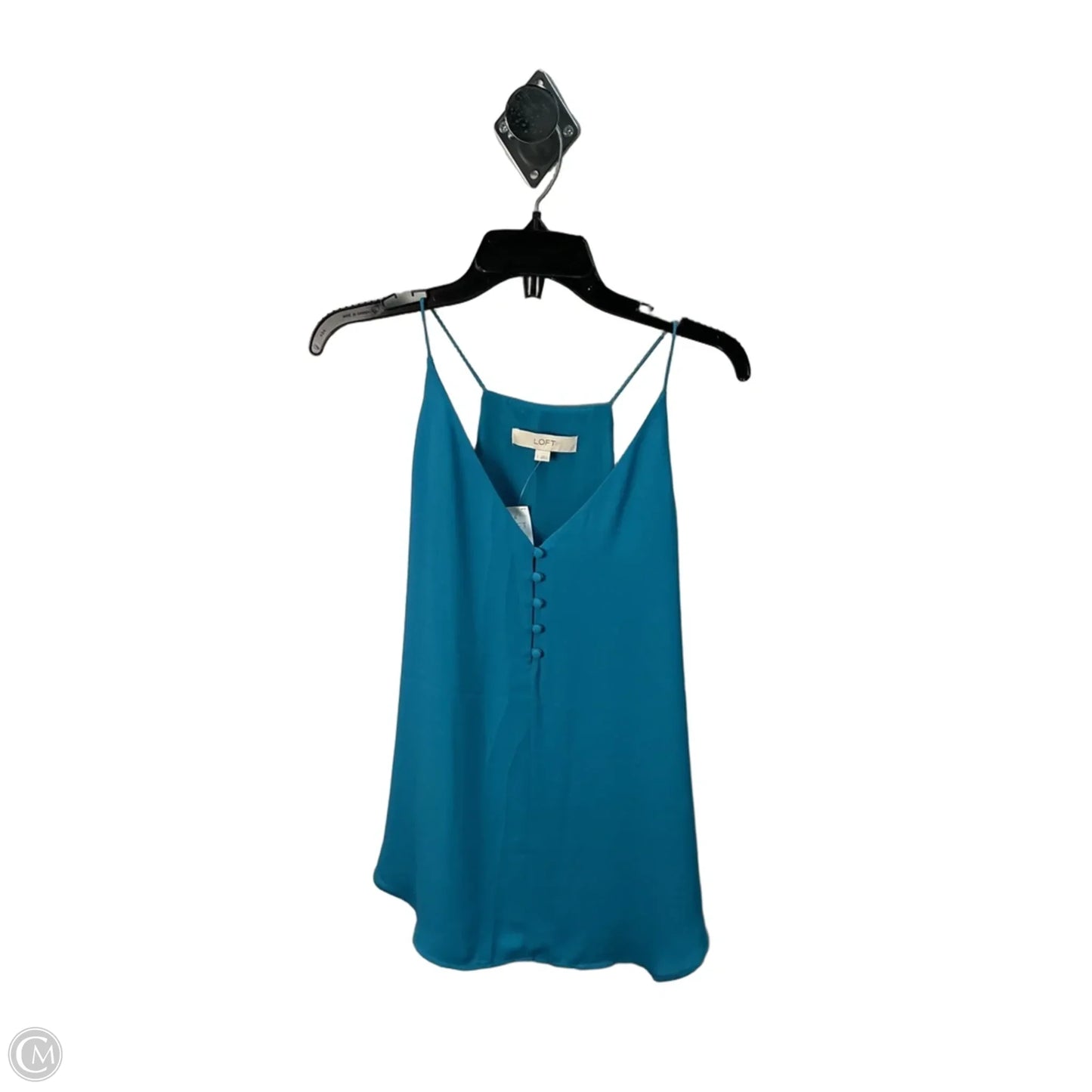 Top Sleeveless By Loft In Blue, Size: S