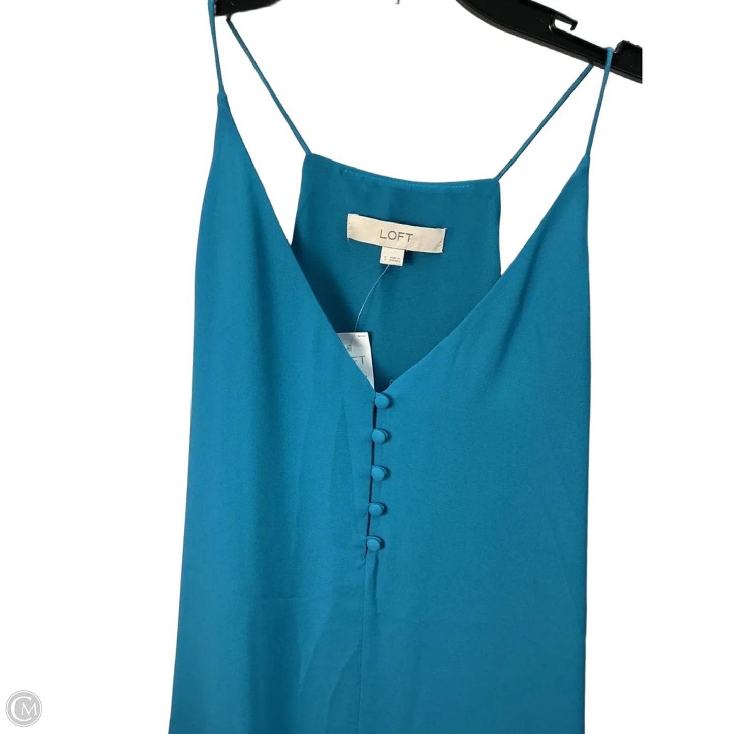 Top Sleeveless By Loft In Blue, Size: S
