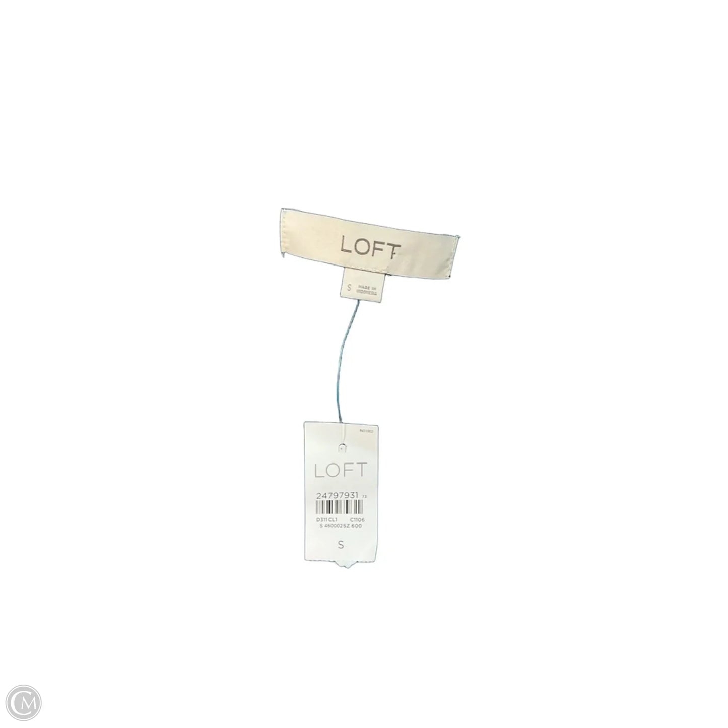 Top Sleeveless By Loft In Blue, Size: S