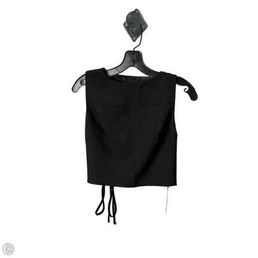 Top Sleeveless By Commense In Black, Size: M