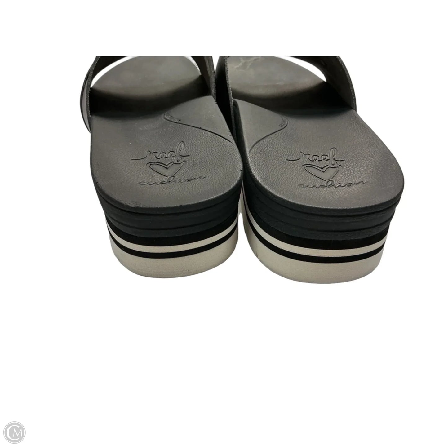 Sandals Flats By Reef In Black, Size: 8