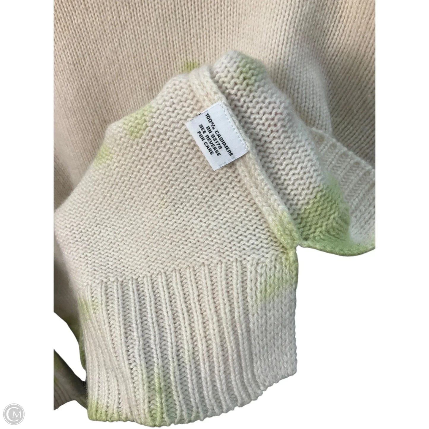 Sweater Cashmere By Saks Fifth Avenue In White, Size: Xs