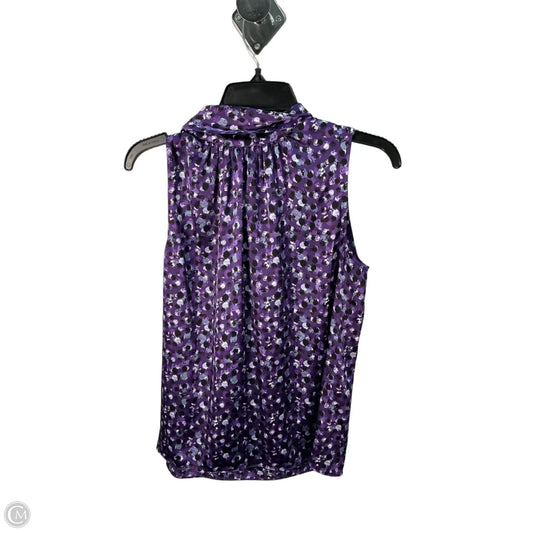 Top Sleeveless By White House Black Market In Purple, Size: Xs