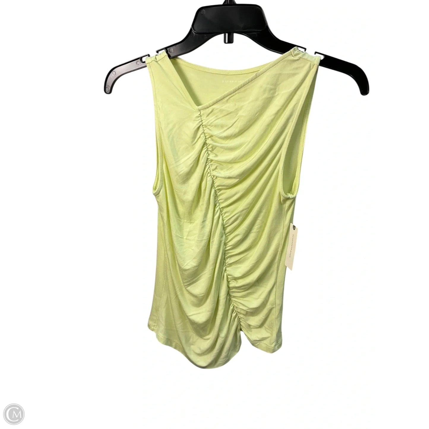 Top Sleeveless By Anthropologie In Yellow, Size: Xs