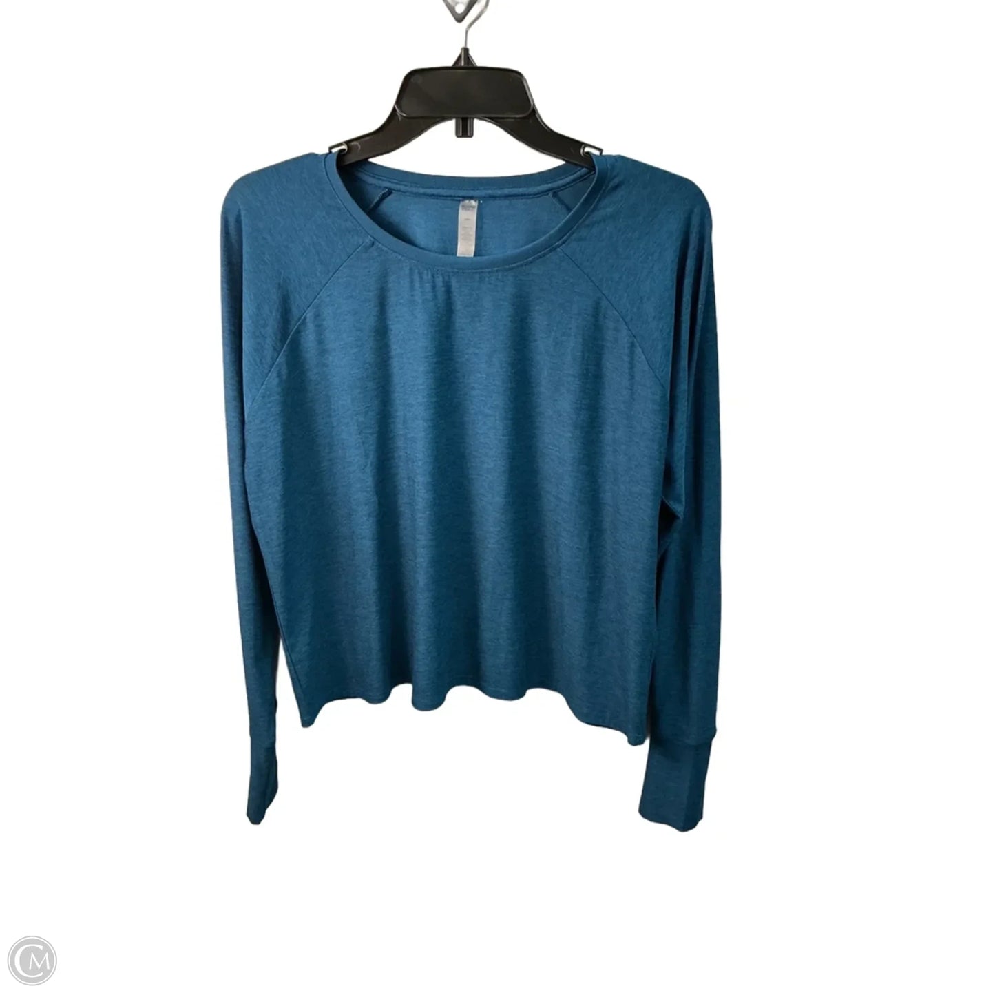 Athletic Top Long Sleeve Crewneck By Beyond Yoga In Blue, Size: S