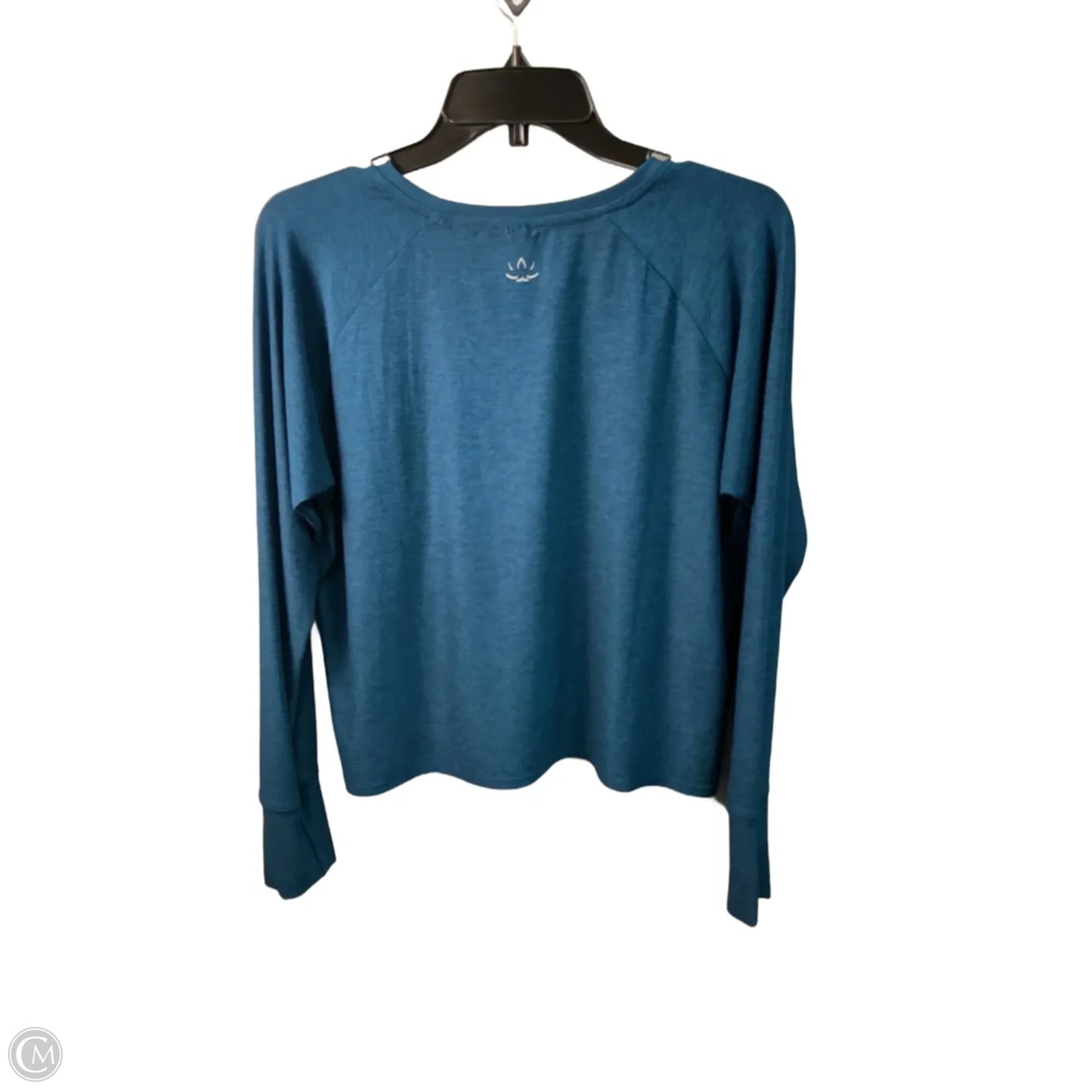 Athletic Top Long Sleeve Crewneck By Beyond Yoga In Blue, Size: S