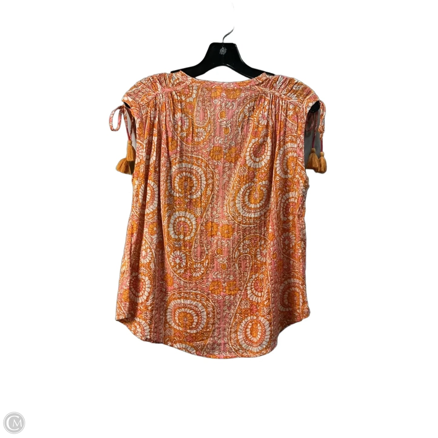 Top Sleeveless By Anthropologie In Orange, Size: Xs