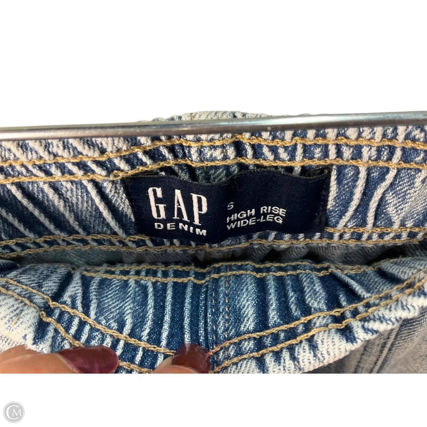 Jeans Boyfriend By Gap In Blue Denim, Size: 6