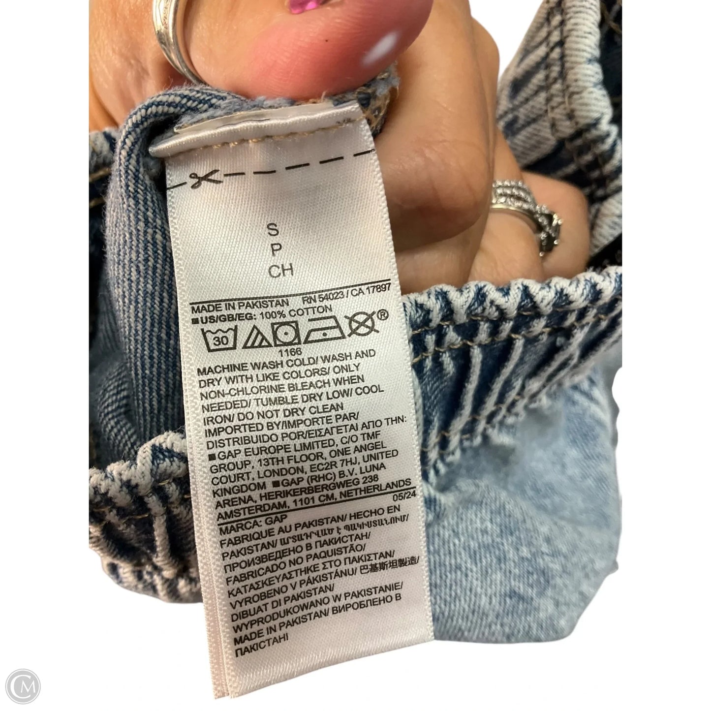 Jeans Boyfriend By Gap In Blue Denim, Size: 6