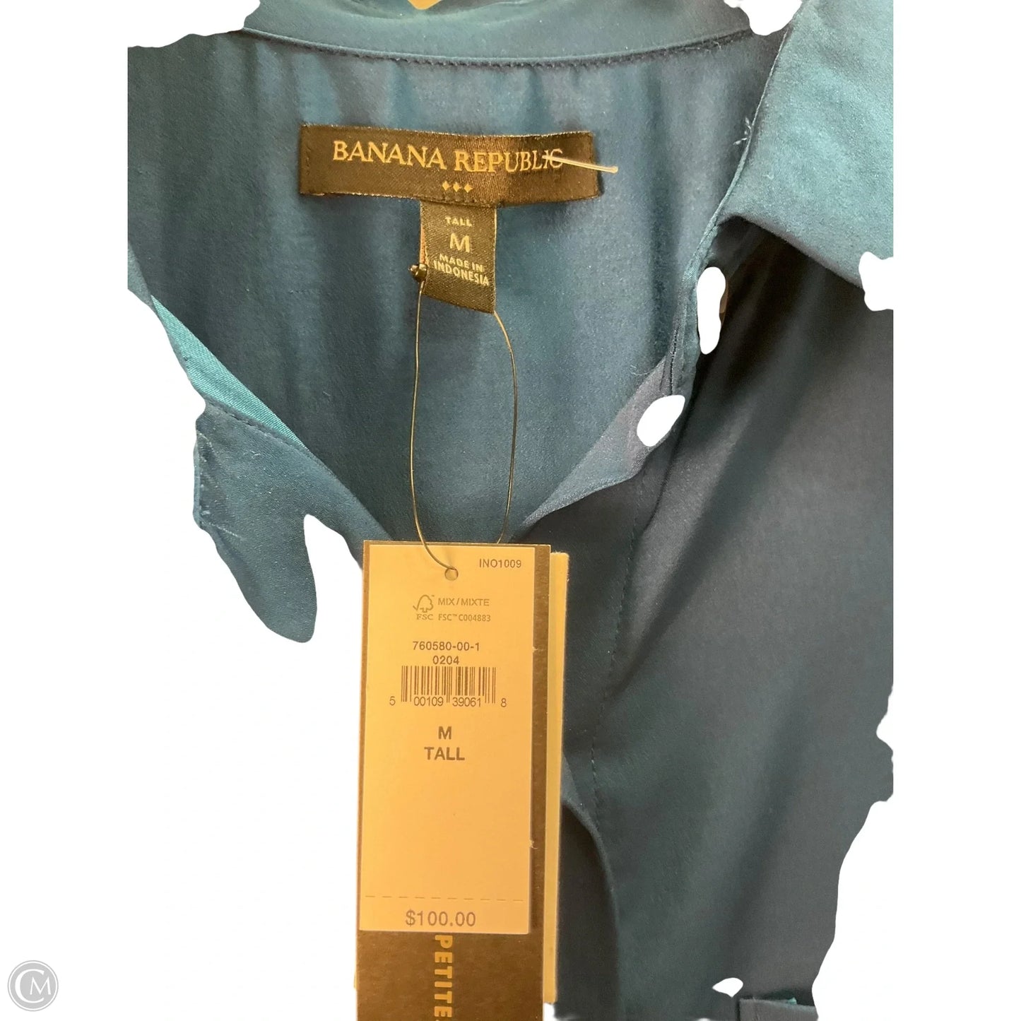 Dress Casual Maxi By Banana Republic In Blue, Size: M