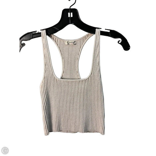 Top Sleeveless Basic By Free People In Tan, Size: Xs