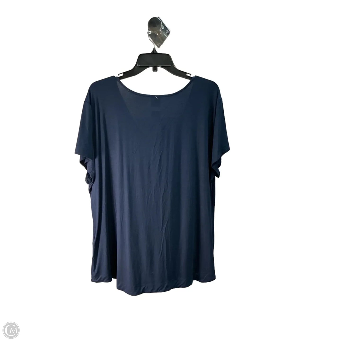 Top Short Sleeve By Soma In Blue, Size: 22