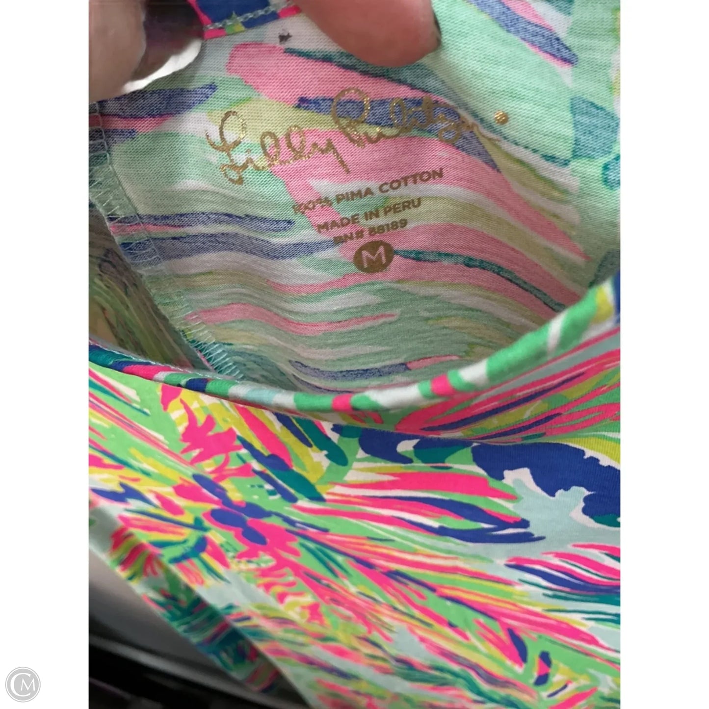 Dress Designer By Lilly Pulitzer In Tropical Print, Size: M