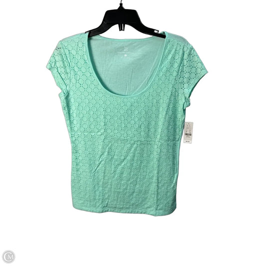 Top Sleeveless By New York And Co In Green, Size: M