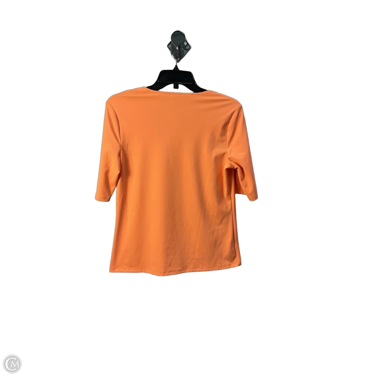 Top Short Sleeve By Ann Taylor In Orange, Size: S