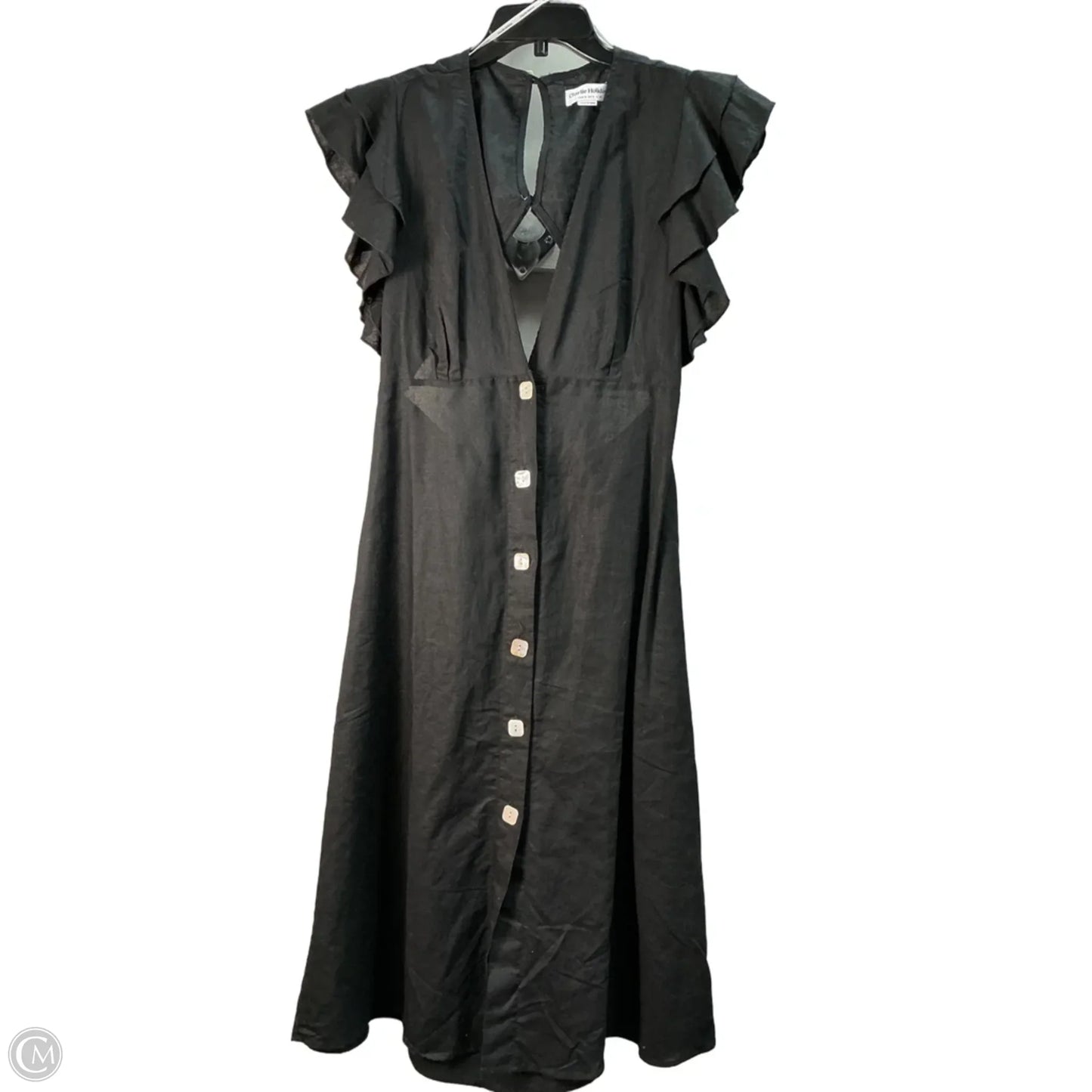 Dress Casual Maxi By Charlie Holiday In Black, Size: 8