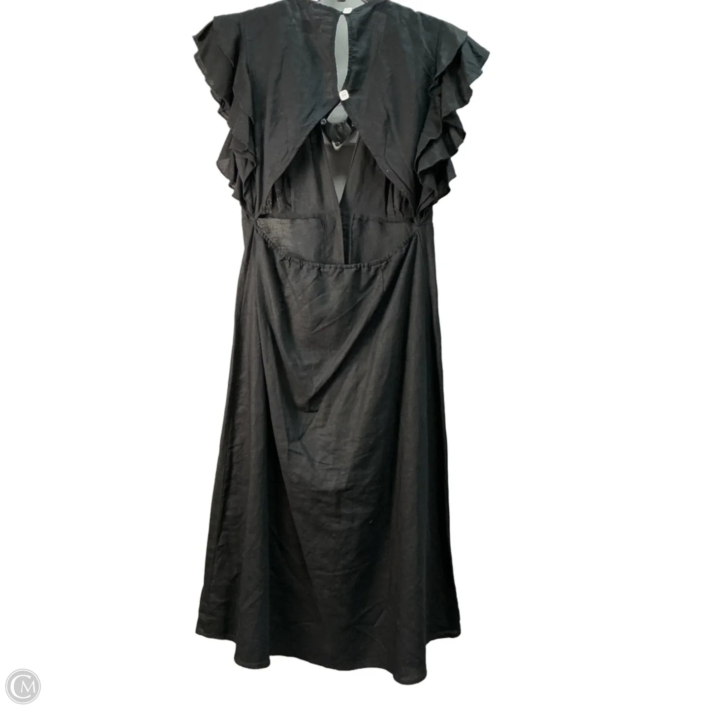 Dress Casual Maxi By Charlie Holiday In Black, Size: 8