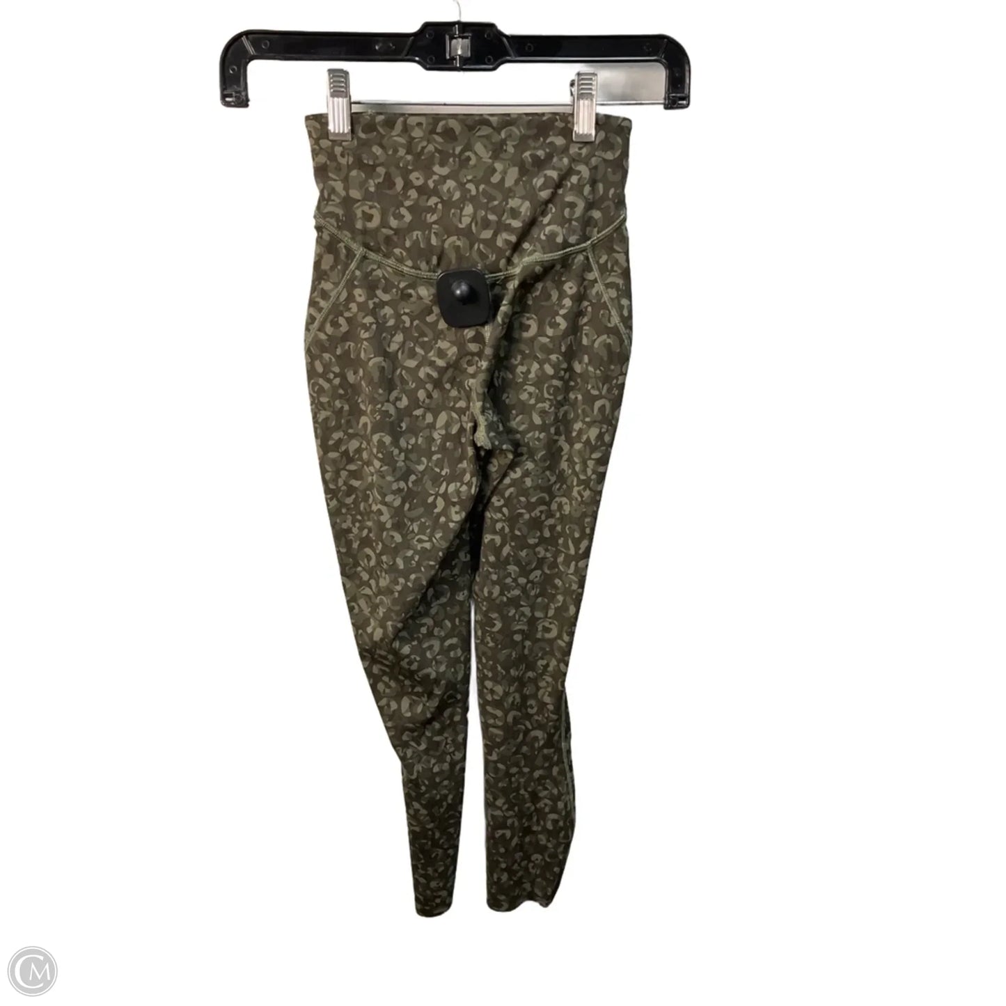 Athletic Leggings Capris By Lululemon In Green, Size: 0