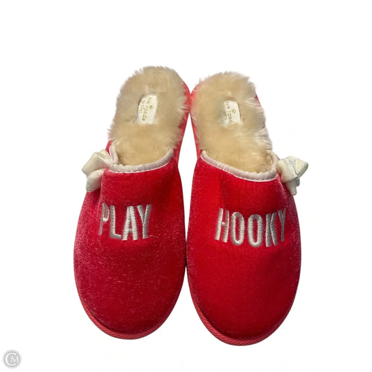 Slippers Designer By Kate Spade In Pink, Size: 9