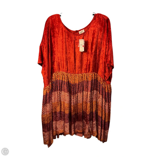 Dress Casual Short By Anthropologie In Red, Size: Xs