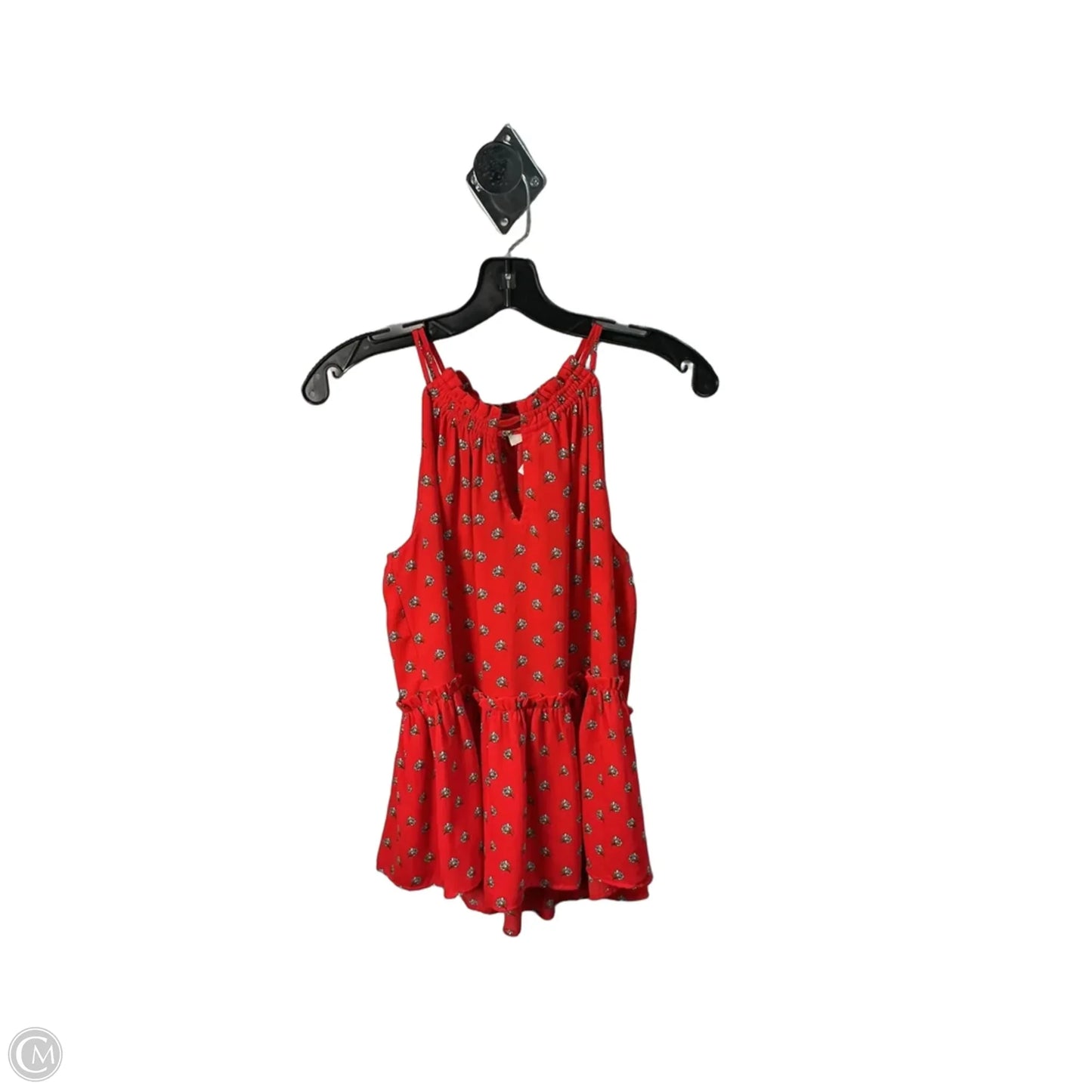 Top Sleeveless By Loft In Red, Size: S