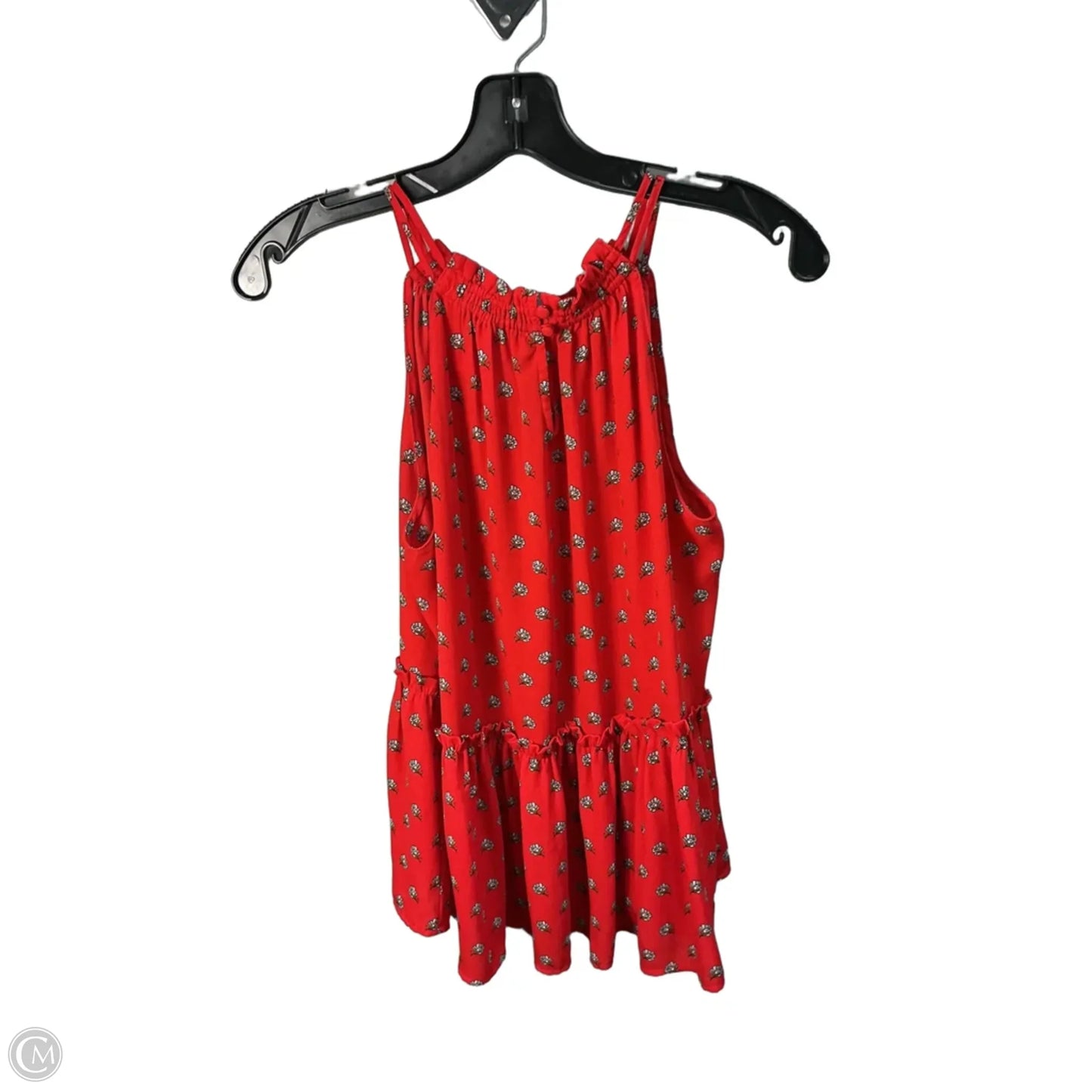 Top Sleeveless By Loft In Red, Size: S