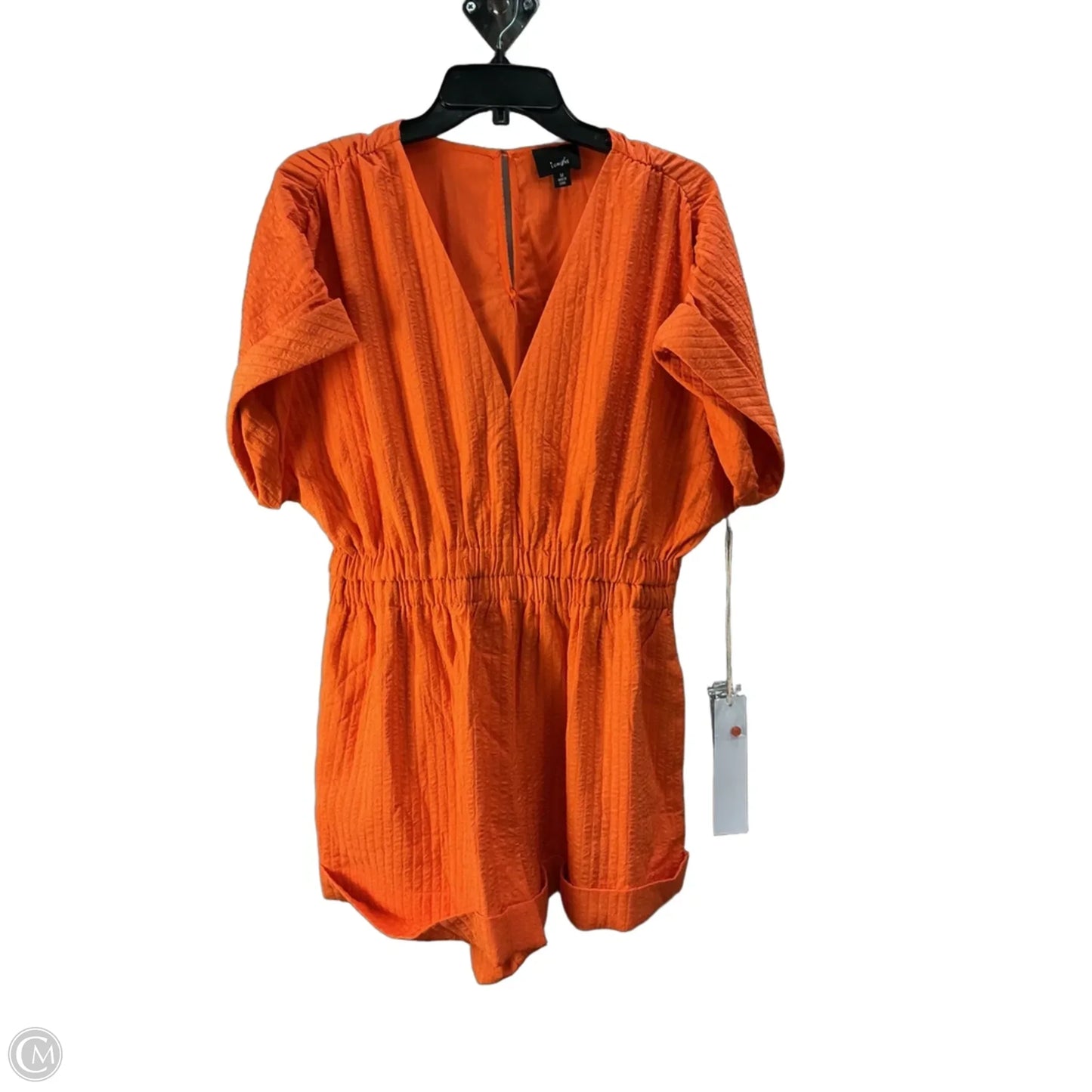 Romper By Lumiere In Orange, Size: M