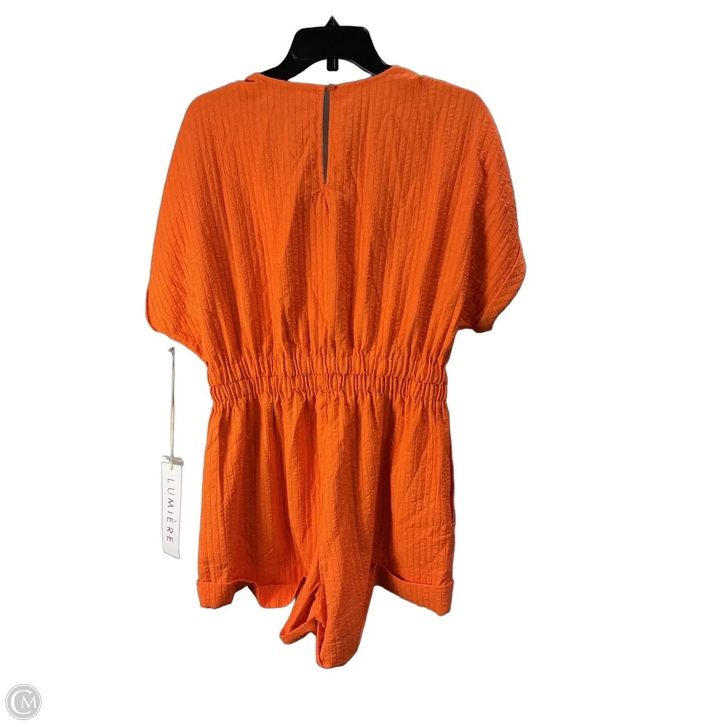 Romper By Lumiere In Orange, Size: M