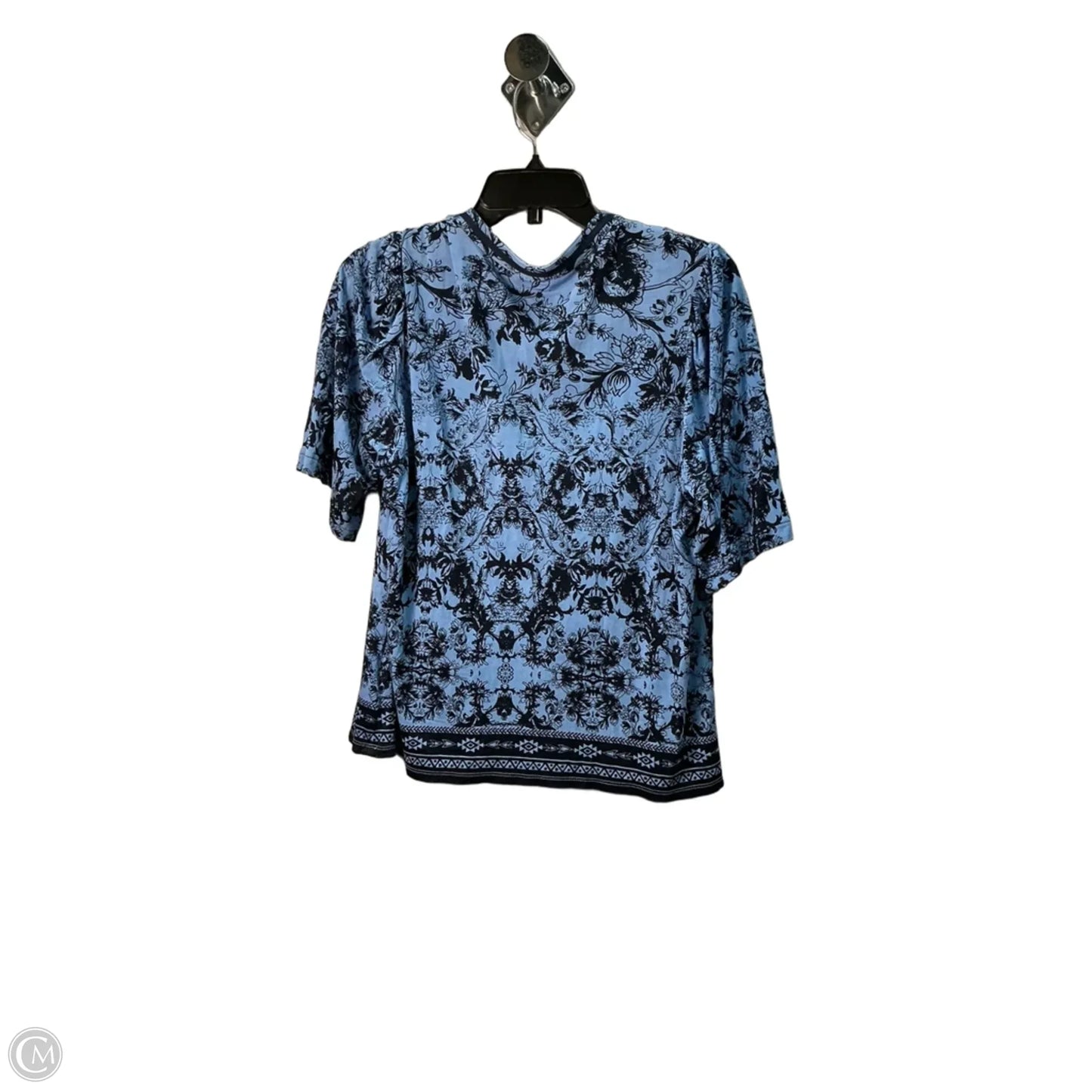 Top Long Sleeve By Lucky Brand In Blue, Size: M