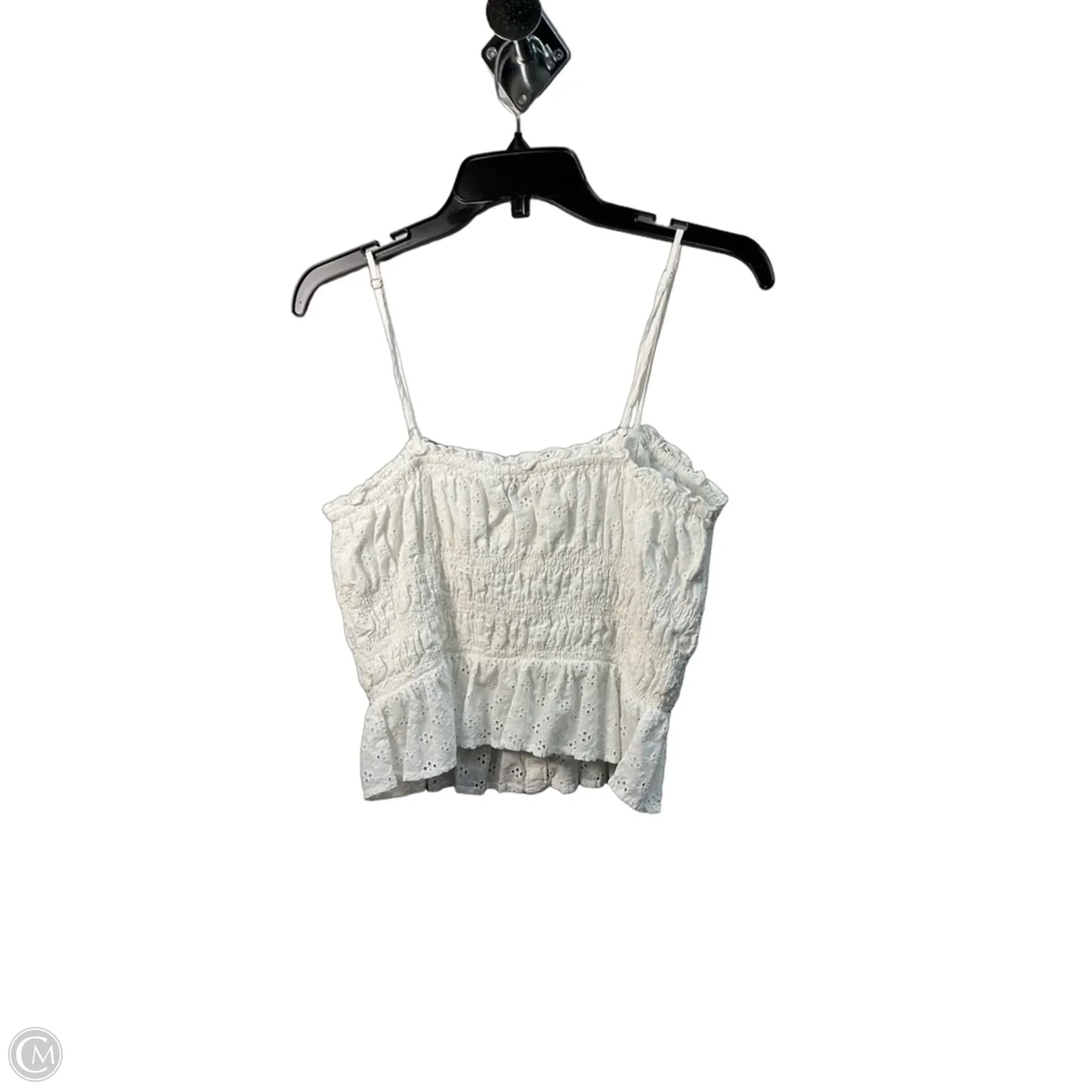 Top Sleeveless By Loft In White, Size: S