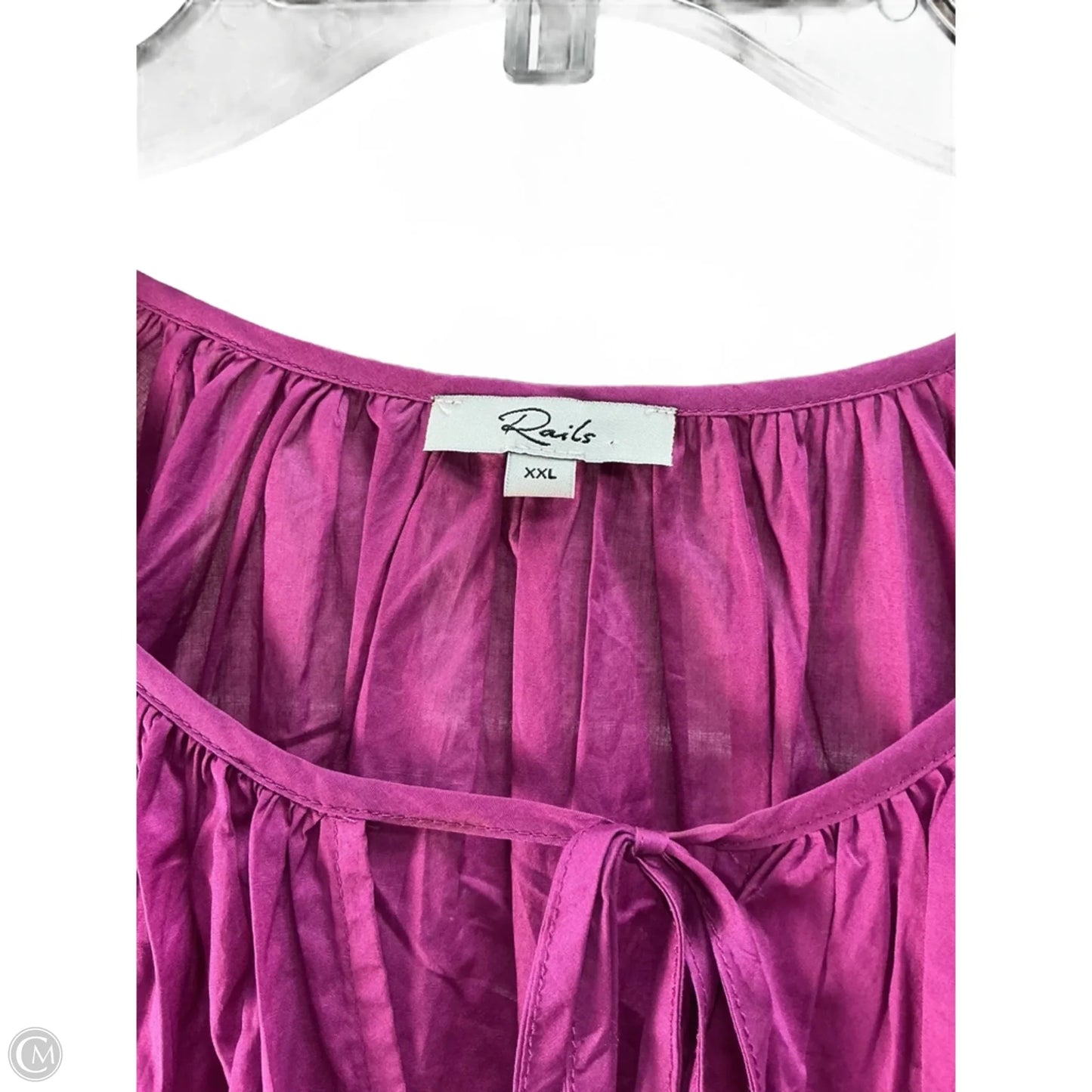Top Long Sleeve By Rails In Purple, Size: 18