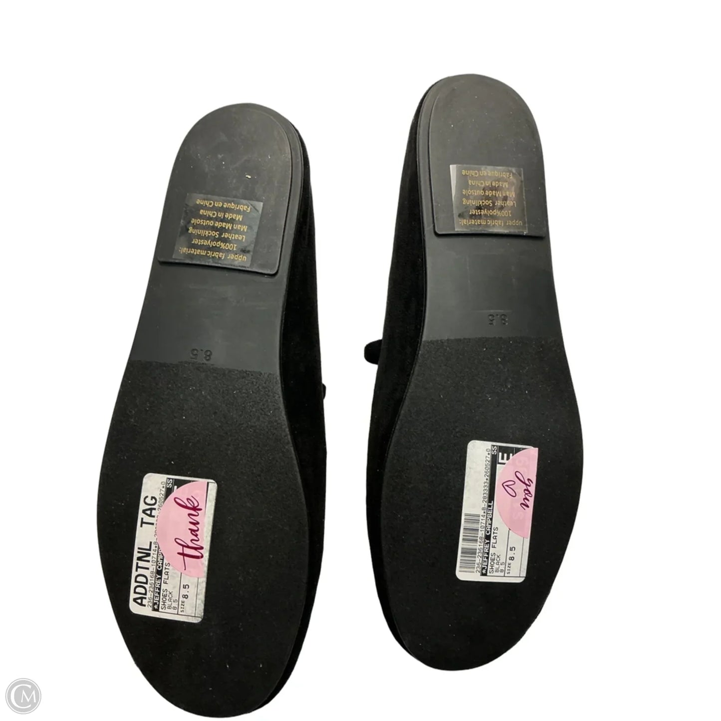 Shoes Flats By Jeffrey Campbell In Black, Size: 8.5