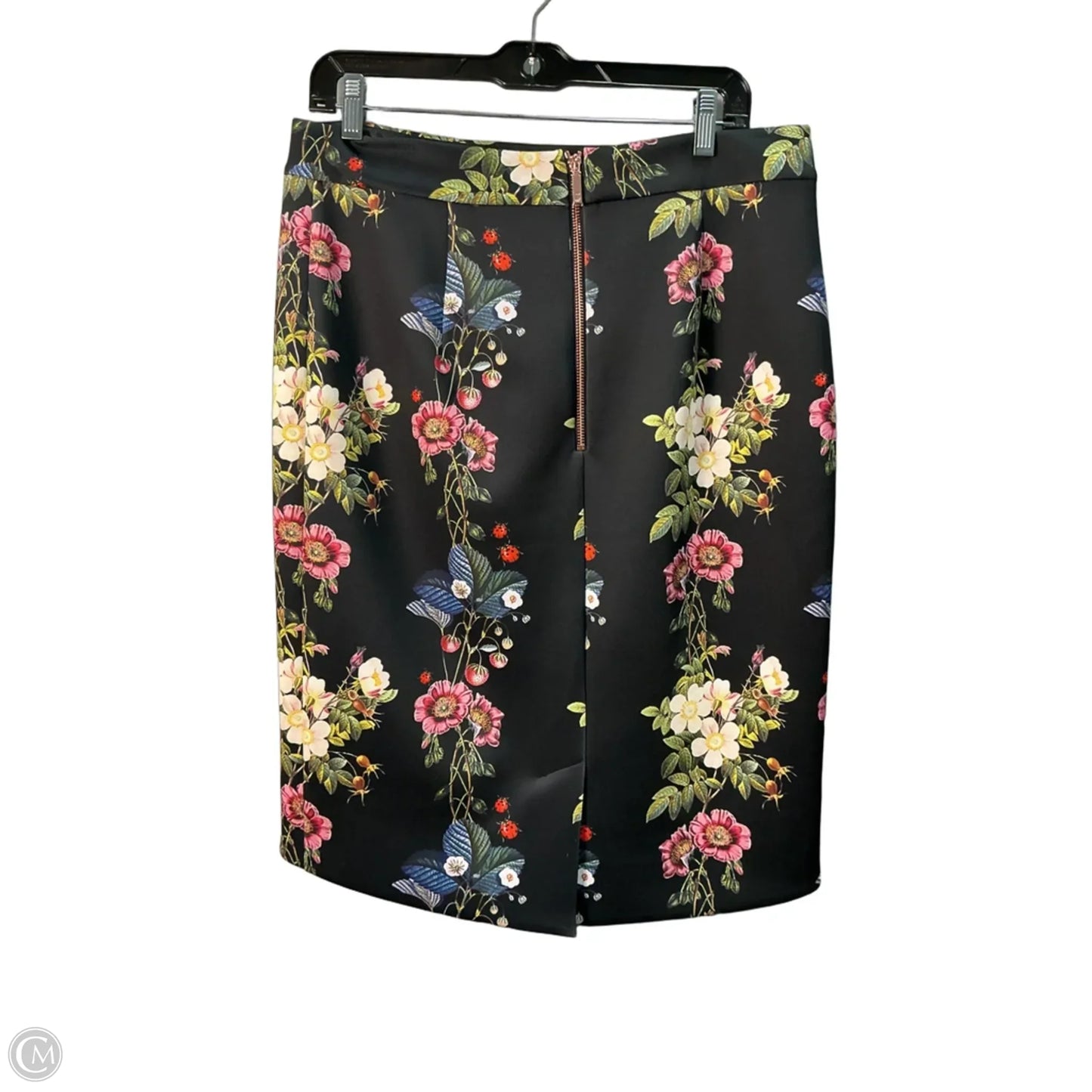 Skirt Midi By Ted Baker In Black, Size: 4