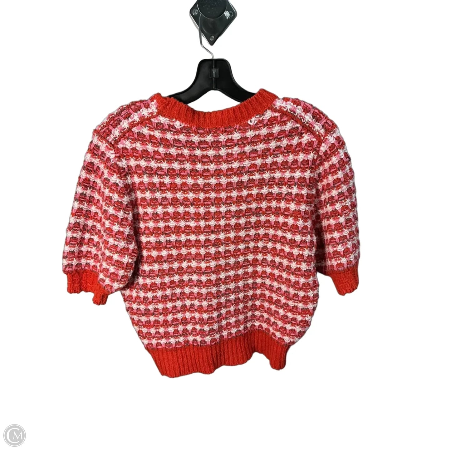 Top Short Sleeve By Ann Taylor In Pink, Size: S