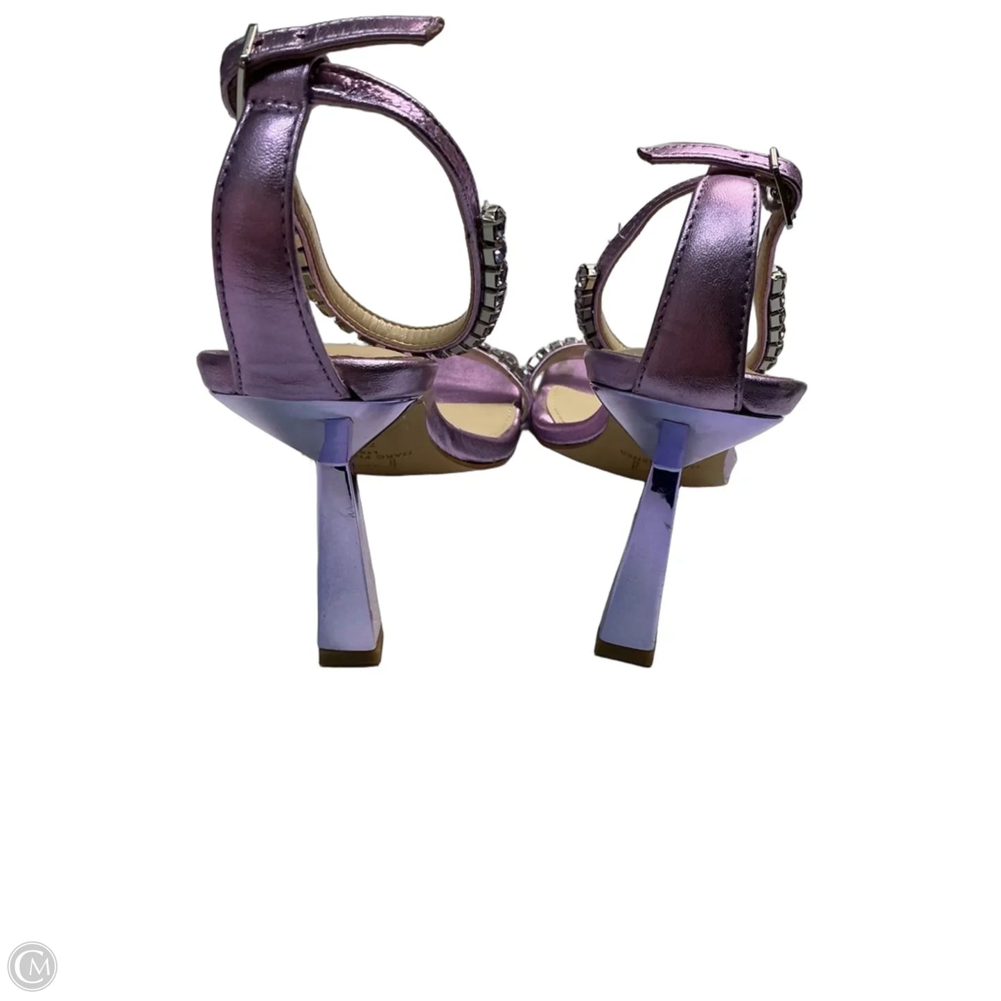 Sandals Heels Stiletto By Marc Fisher In Purple, Size: 7