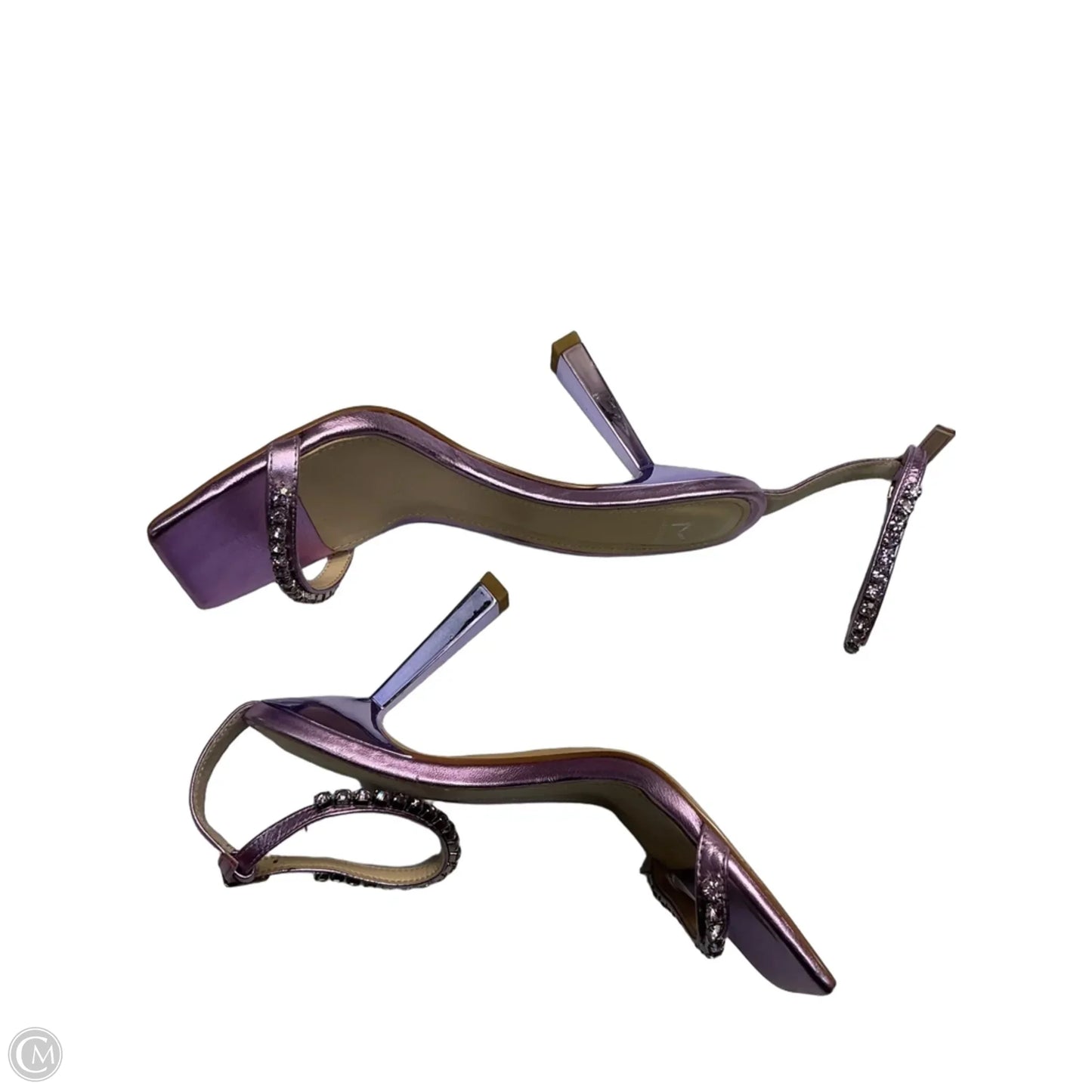 Sandals Heels Stiletto By Marc Fisher In Purple, Size: 7