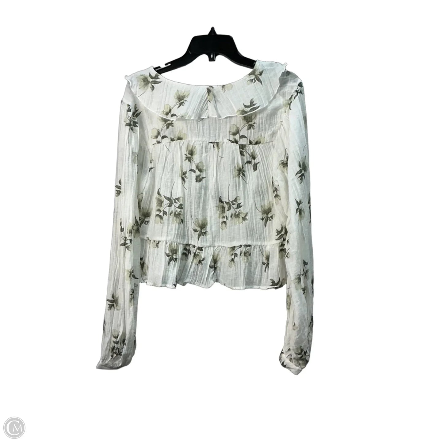 Top Long Sleeve By And Now This In White, Size: L