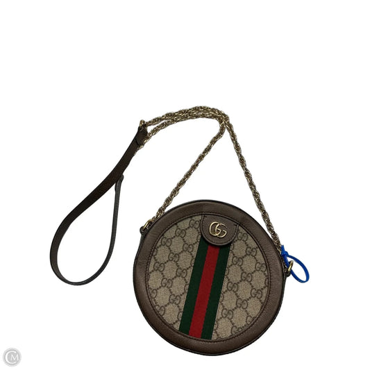 Crossbody Luxury Designer By Gucci, Size: Small