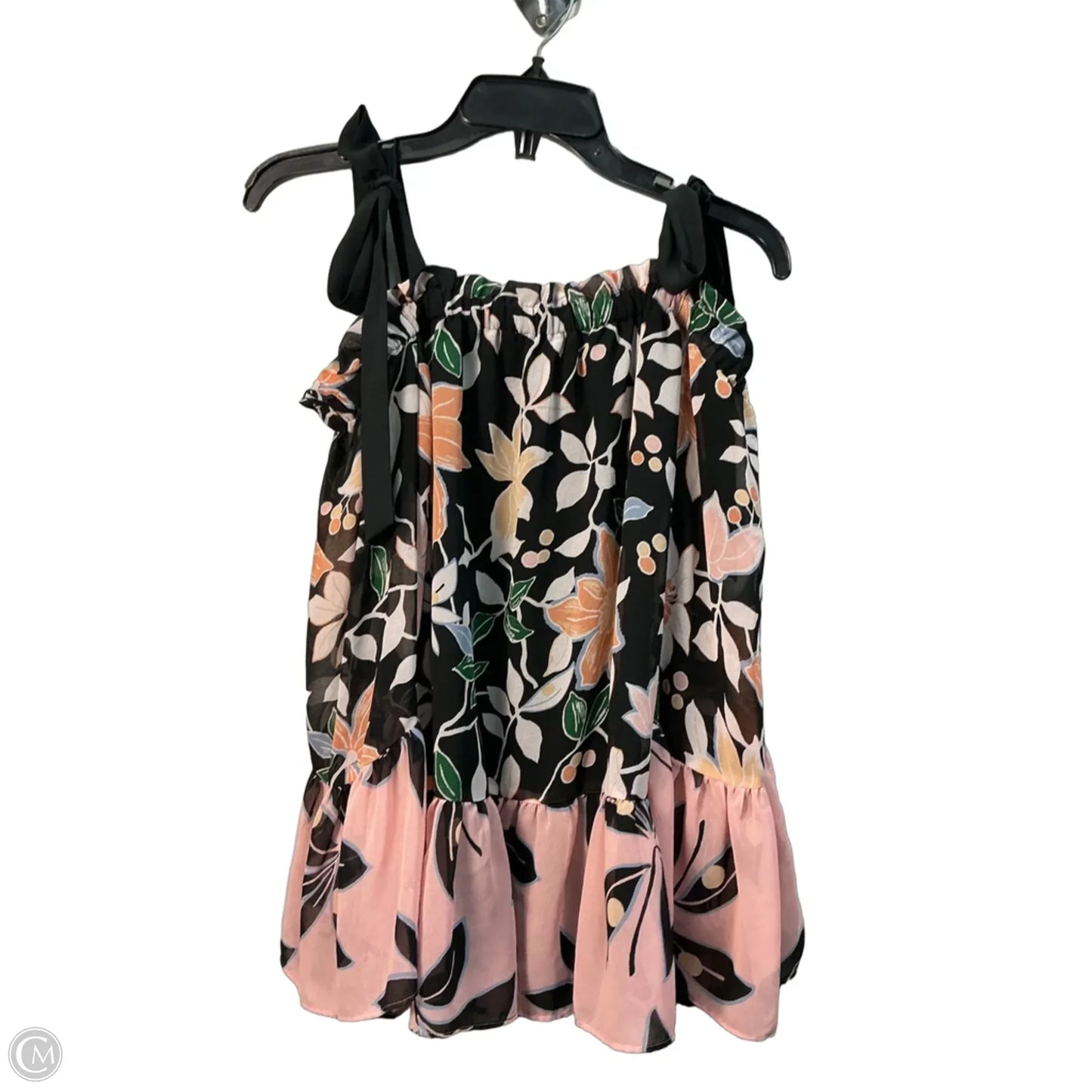 Top Sleeveless By Loft In Floral Print, Size: S
