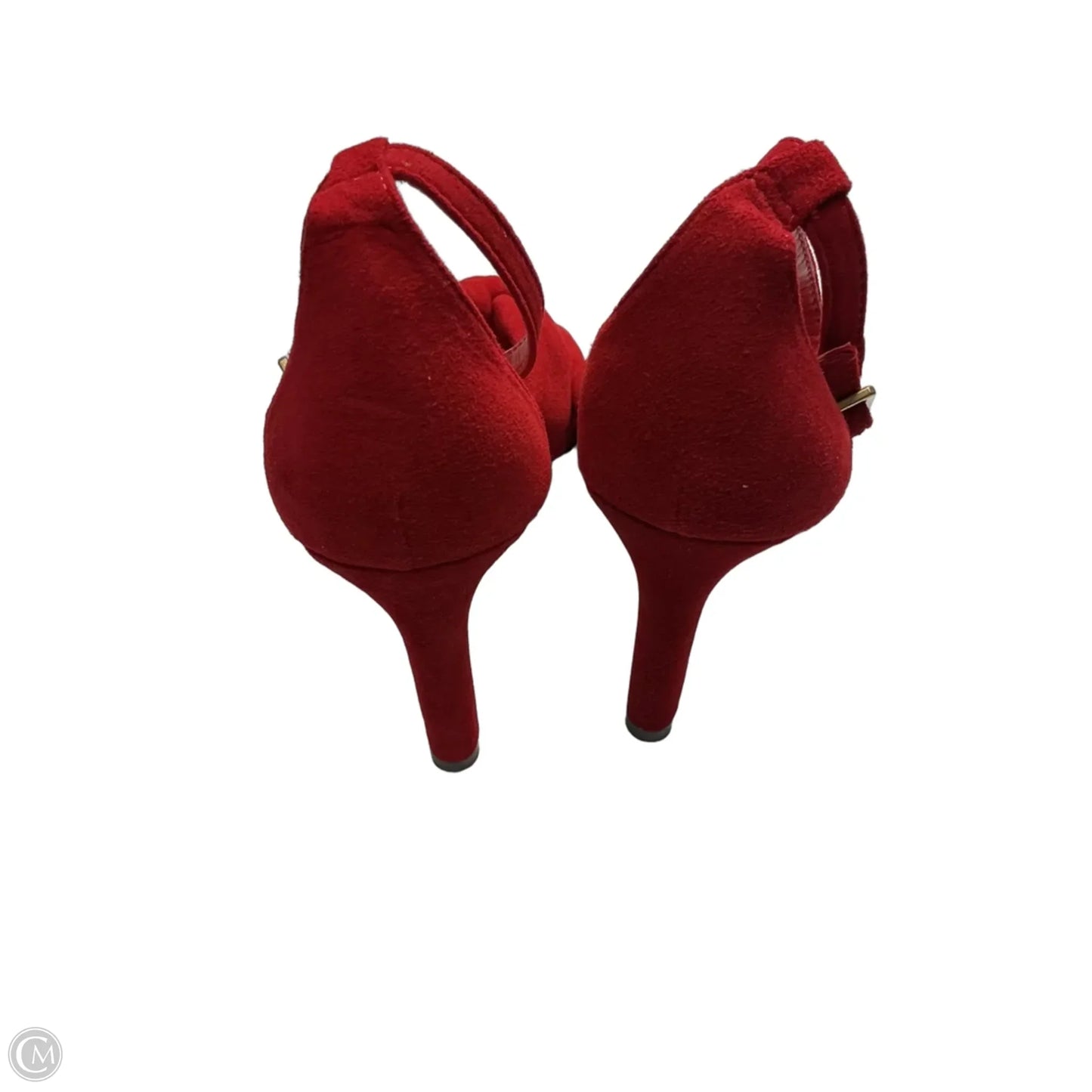 Sandals Heels Stiletto By Vince Camuto In Red, Size: 9