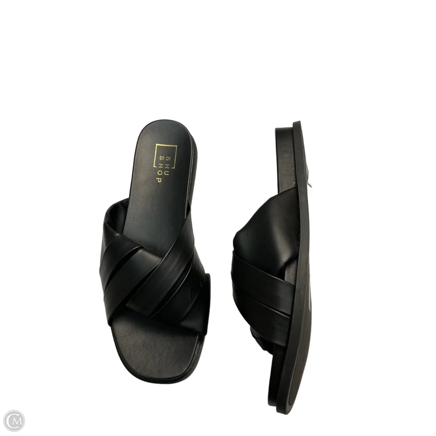 Sandals Flats By Shu Shop In Black, Size: 8.5