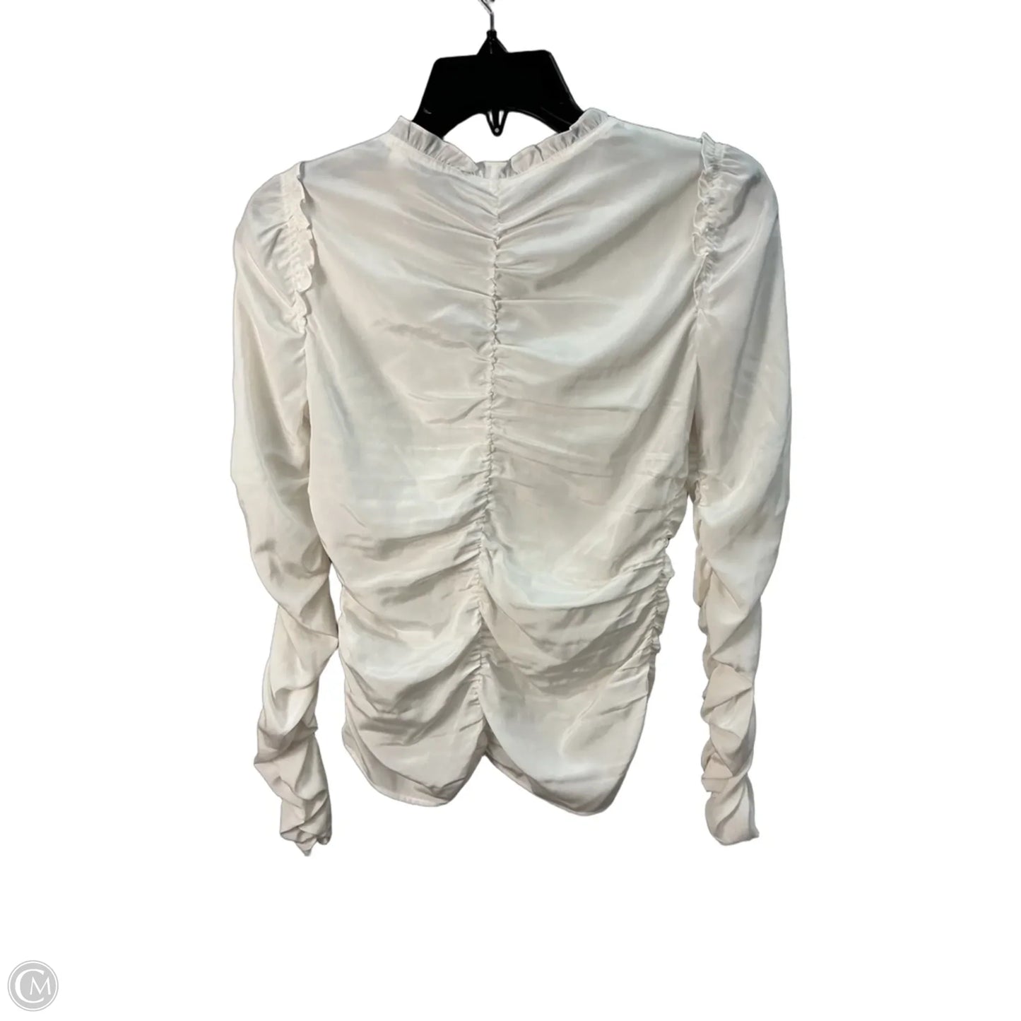 Top Long Sleeve By Alc In White, Size: S
