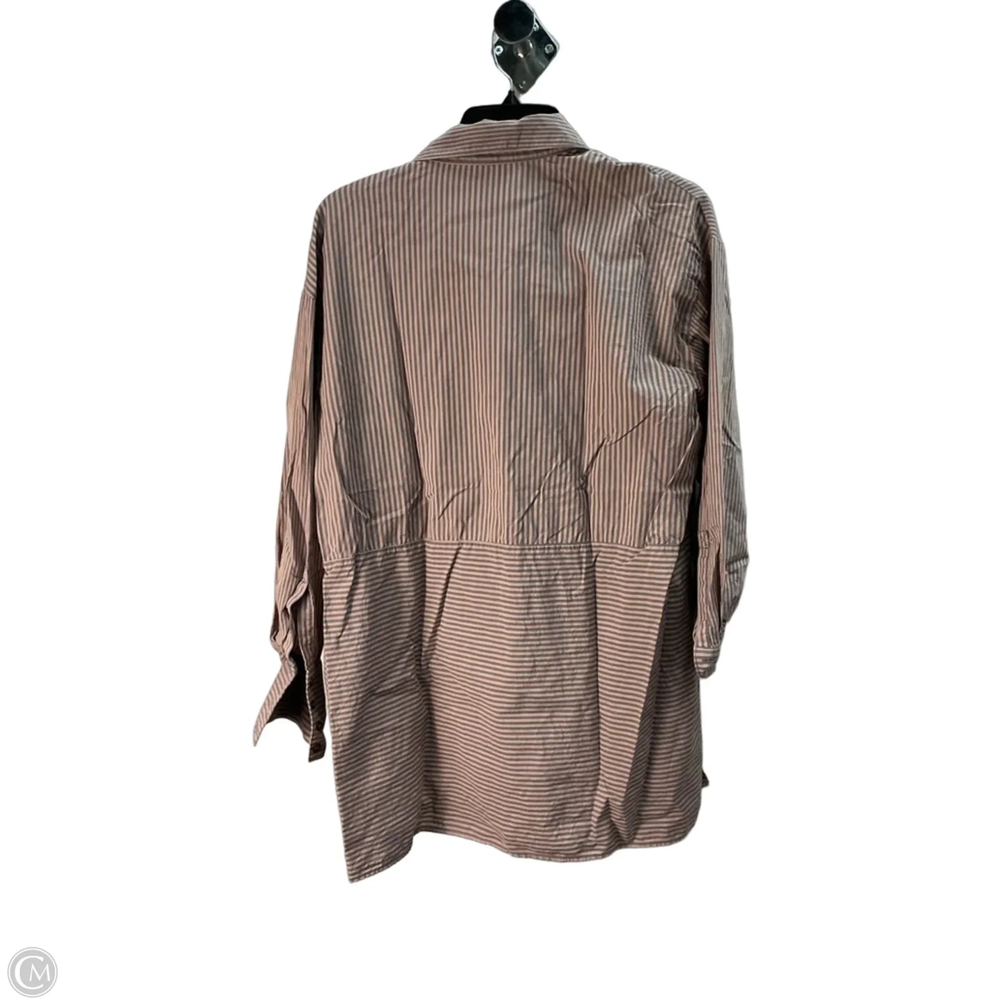 Top Long Sleeve By Free People In Striped Pattern, Size: Xs
