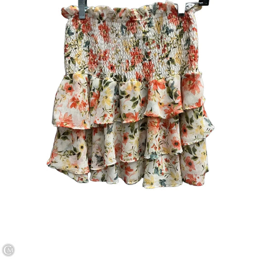 Top Sleeveless By 1.state In Floral Print, Size: S