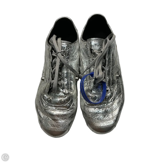 Shoes Luxury Designer By Balenciaga In Silver, Size: 8