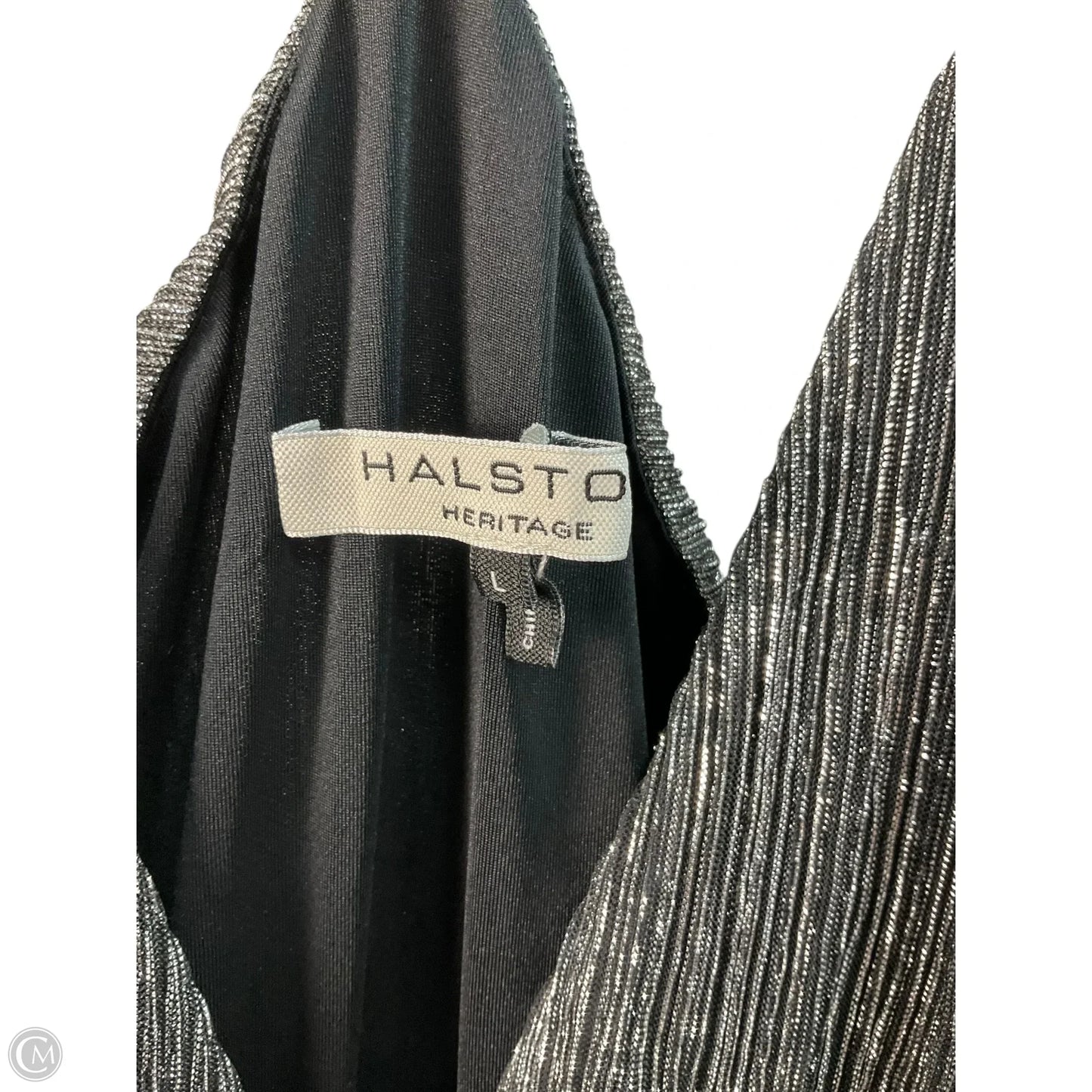 Dress Designer By Halston In Black, Size: L