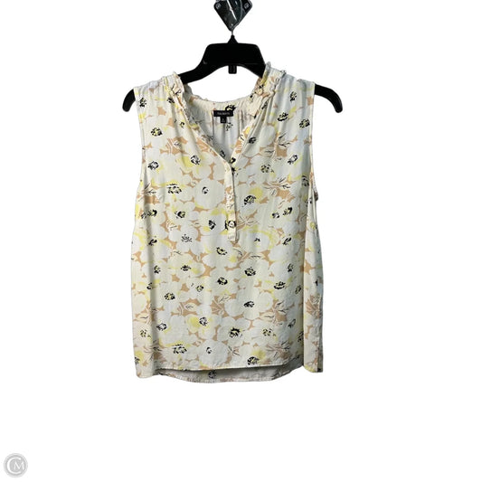 Top Sleeveless By Talbots In Yellow, Size: M