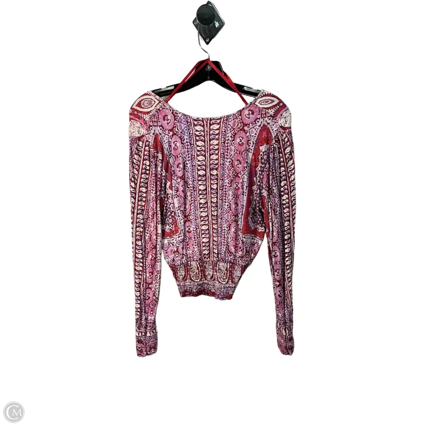Top Long Sleeve By Free People In Red, Size: L